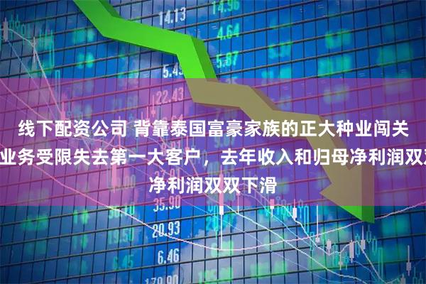 线下配资公司 背靠泰国富豪家族的正大种业闯关A股：业务受限失去第一大客户，去年收入和归母净利润双双下滑